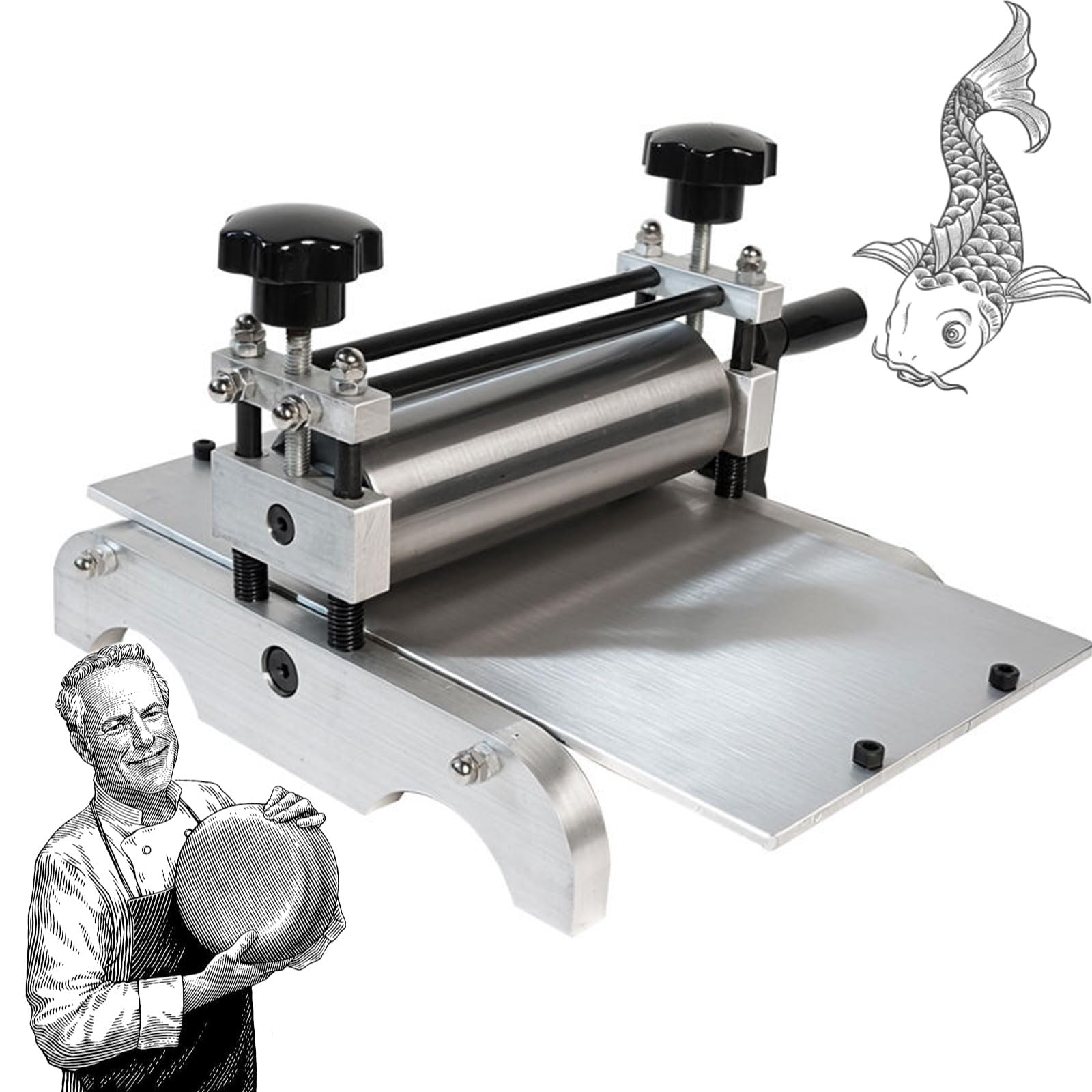 Macchina per incisione manuale di Printmaking con altezza regolabile del rullo per Intaglio e stampa in rilievo