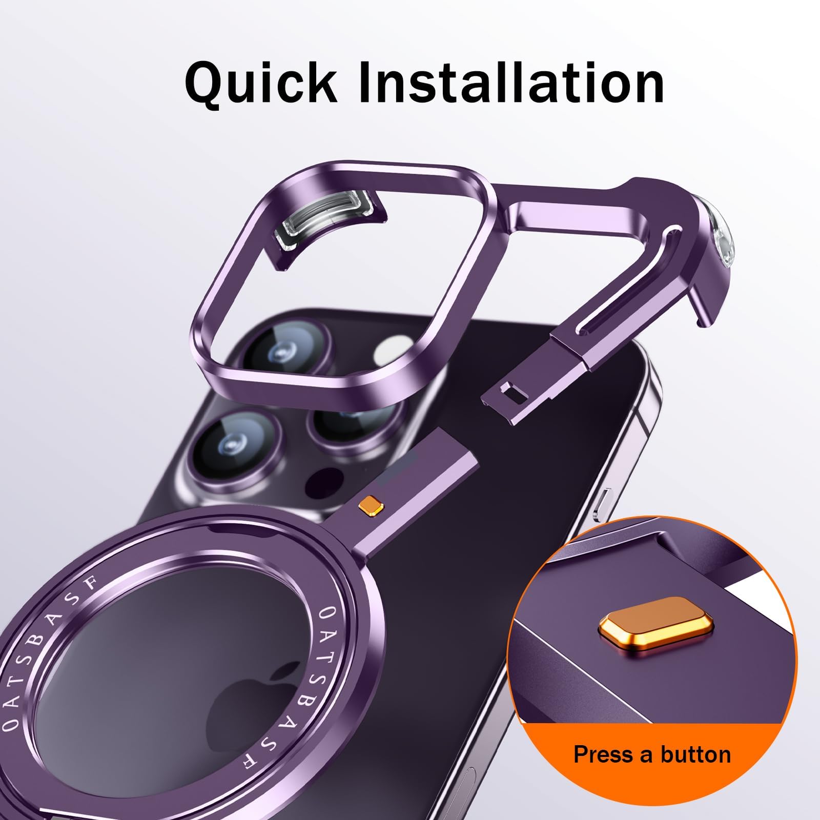 PANPHEN Minimalist Phone Case Compatible with iPhone 14 Pro - Image 4