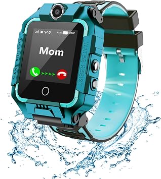 Reloj Inteligente 4G para Niños, LiveGo Smart Watch Resistente al Agua, 360  \u200b\u200b° Giratorio, Rastreador GPS, Llamada SOS Cámara WiFi, Regalos de  \u200bCumpleaños para Estudiantes de 3-12 Años (Cian) : Amazon.es: Electrónica