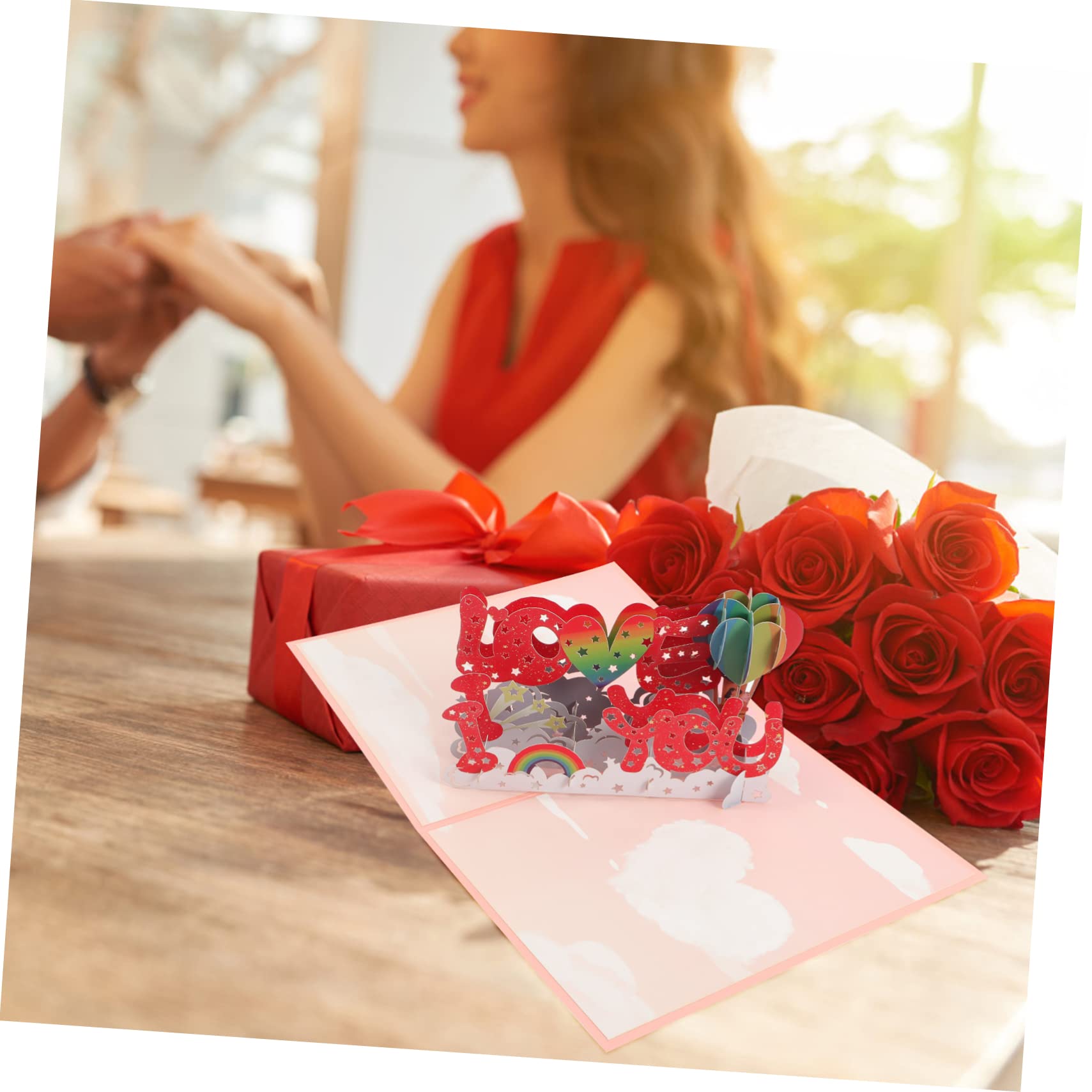 VILLCASE 5sätze Grußkarte Mit Liebe Design Handgemachte Jubiläumskarten Valentinstagskarten Und Geburtstagskarten Für Besondere Anlässe Und Persönliche Botschaften