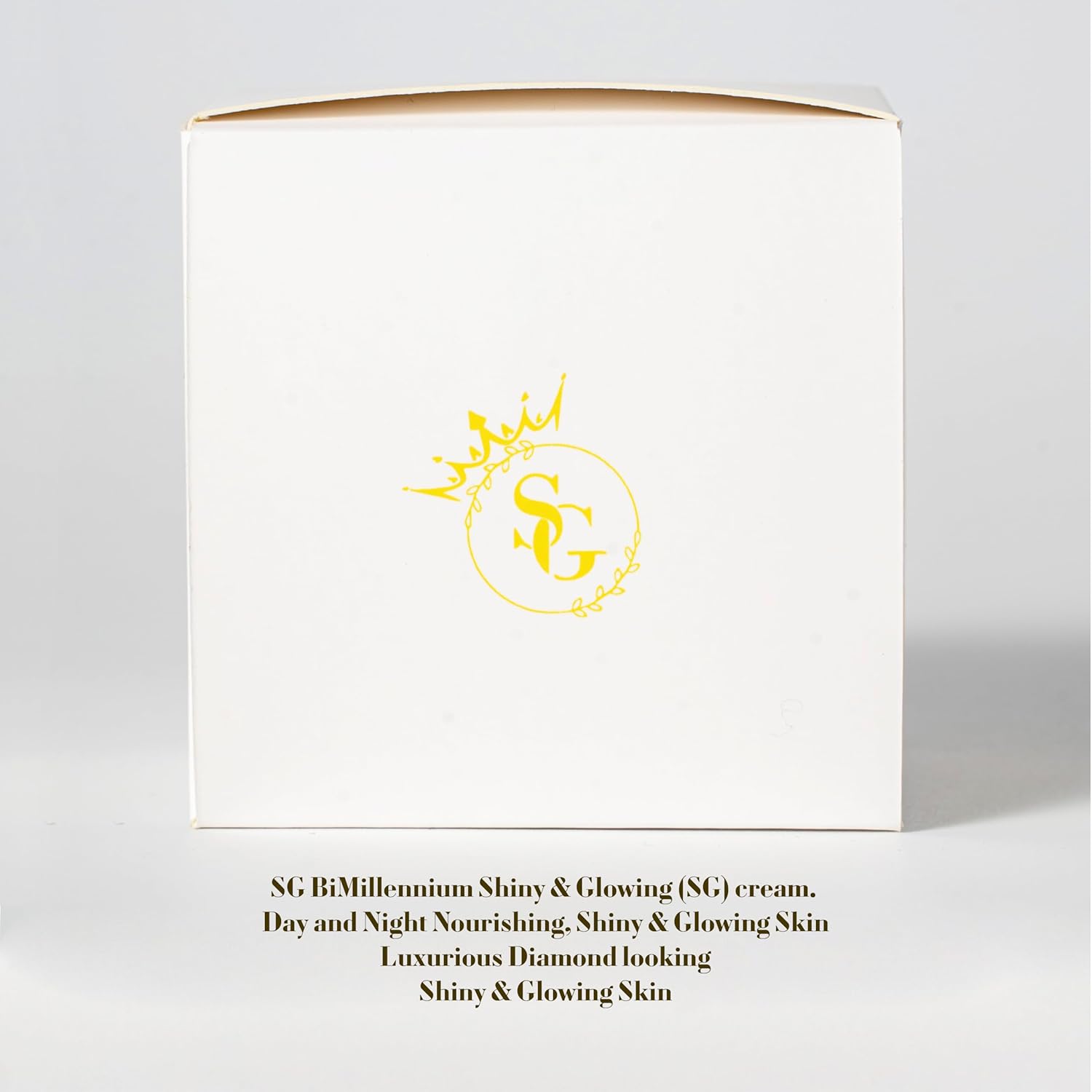 SG BiMillennium Face Cream Korean Moisturizer (Glowing Skin Without Makeup) - Beauty Skincare with Peptide, Omega Water, Rice Ceramide for Deep Moisturizing