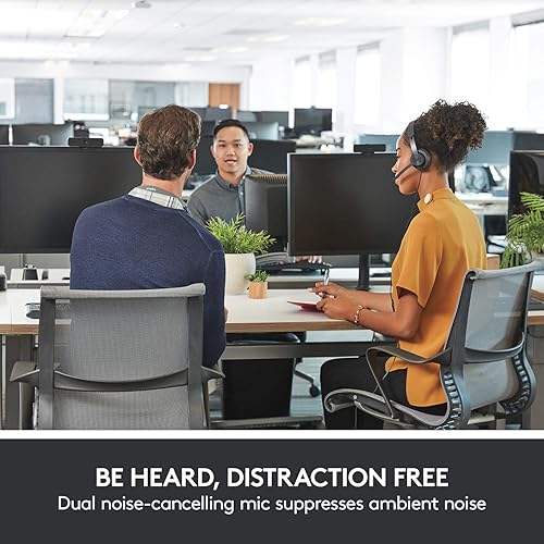 Miniatura 4 de Logitech Zone - Auriculares con cancelación de ruido con cable, USB-C con adaptador USB-A, grafito, color negro