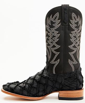 Cody James Men's Men's Exotic Pirarucu Western Boot Broad Square Toe - Bbme-864