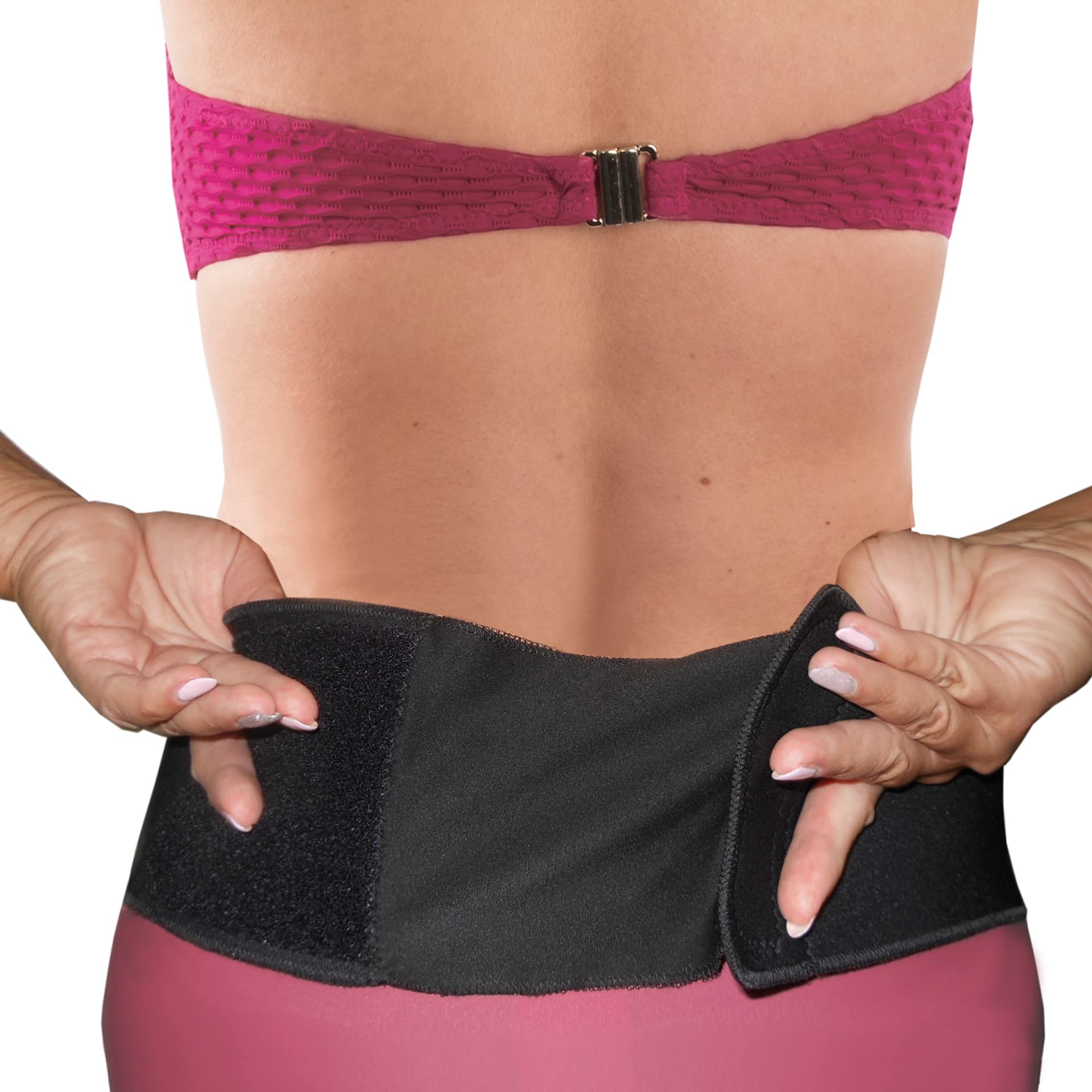 SUPRIMA Bandaż stomiczny neoprenowy czarny dla kobiet i mężczyzn (XL/XXL)