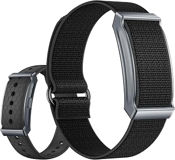 Yihou Smart Fitness Tracker for Women & Men Ultra-Thin Minimalist Smart Band with 24/7 Heart Rate Monitor Sleep Tracker 100+ Sports Modes IP67 Waterproof Call & App Alerts Nylon & Silicone Bands