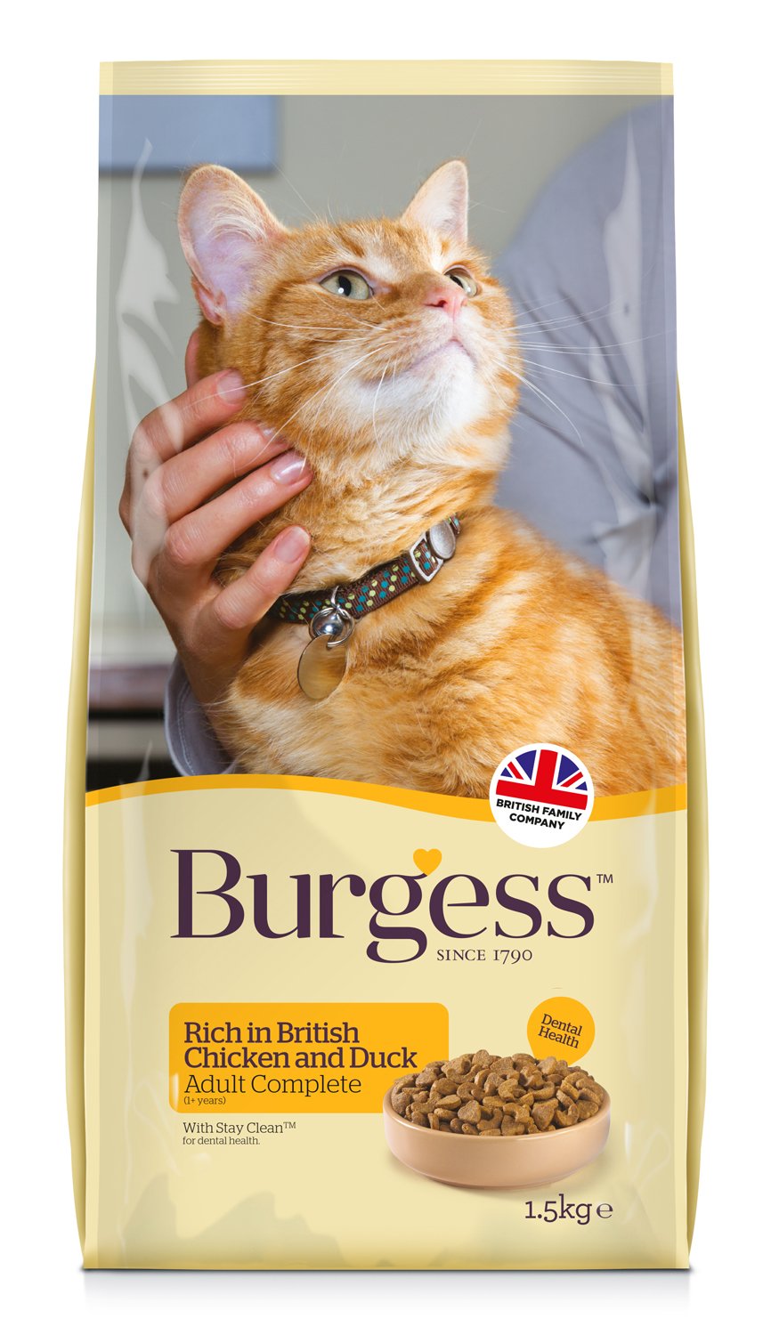 BurgessSupacat Adult Rich in Chicken with Duck 4 x 1.5kg 6000g