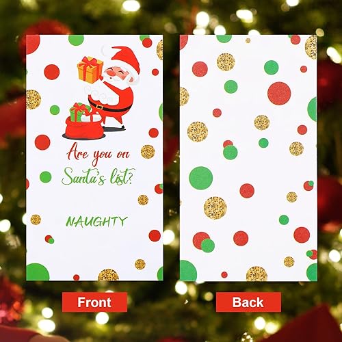 Miniatura 4 de 50 tarjetas para raspar para fiestas de Navidad, juegos de rifas festivas de Papá Noel, boletos de premios, Navidad, invierno, vacaciones, negocios,