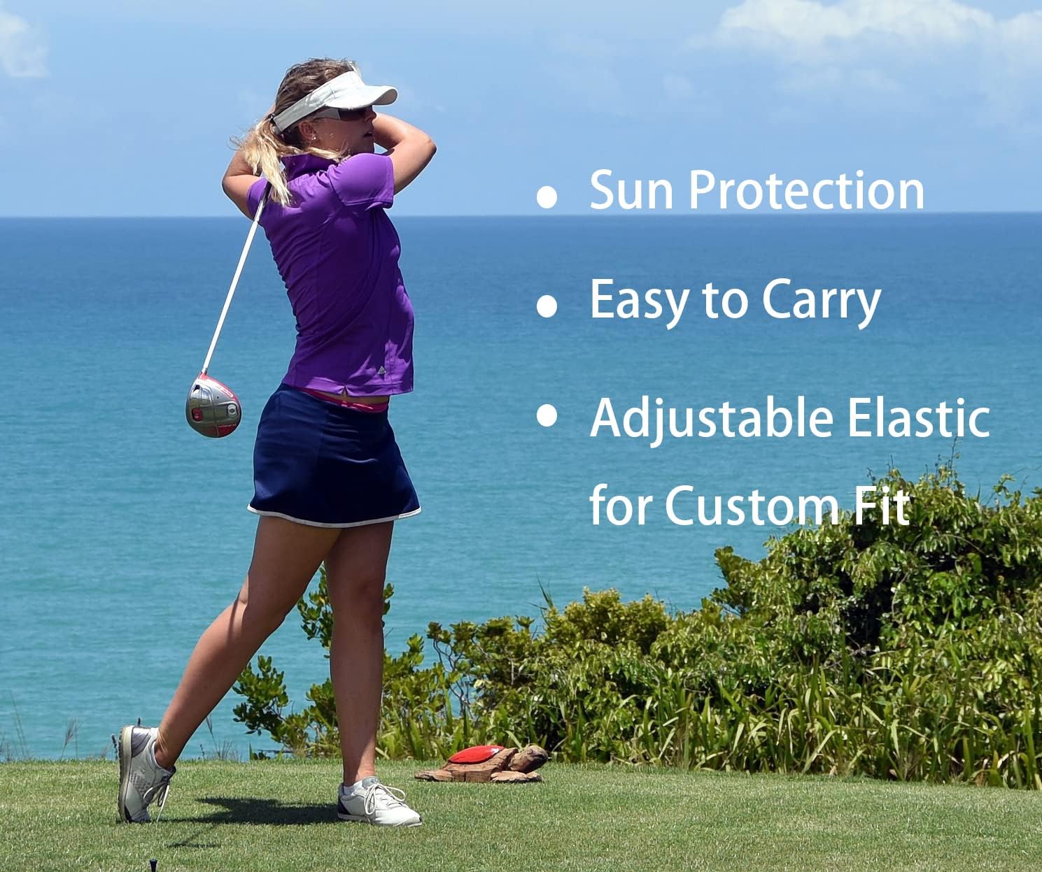 Cotim Coyin Adjustable Sport Visors, Athletic Mesh Sun Hats Cap for Women and Men