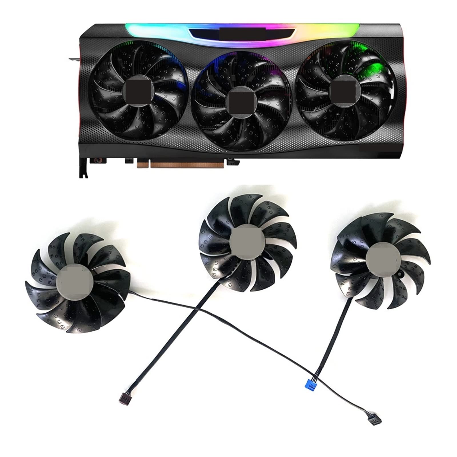 87mm 4pin Pld09220s12h 0.55a Rtx3090 3080 Ti 3070 Ftw3 Ultra Ventilo Gpu Pour Ev