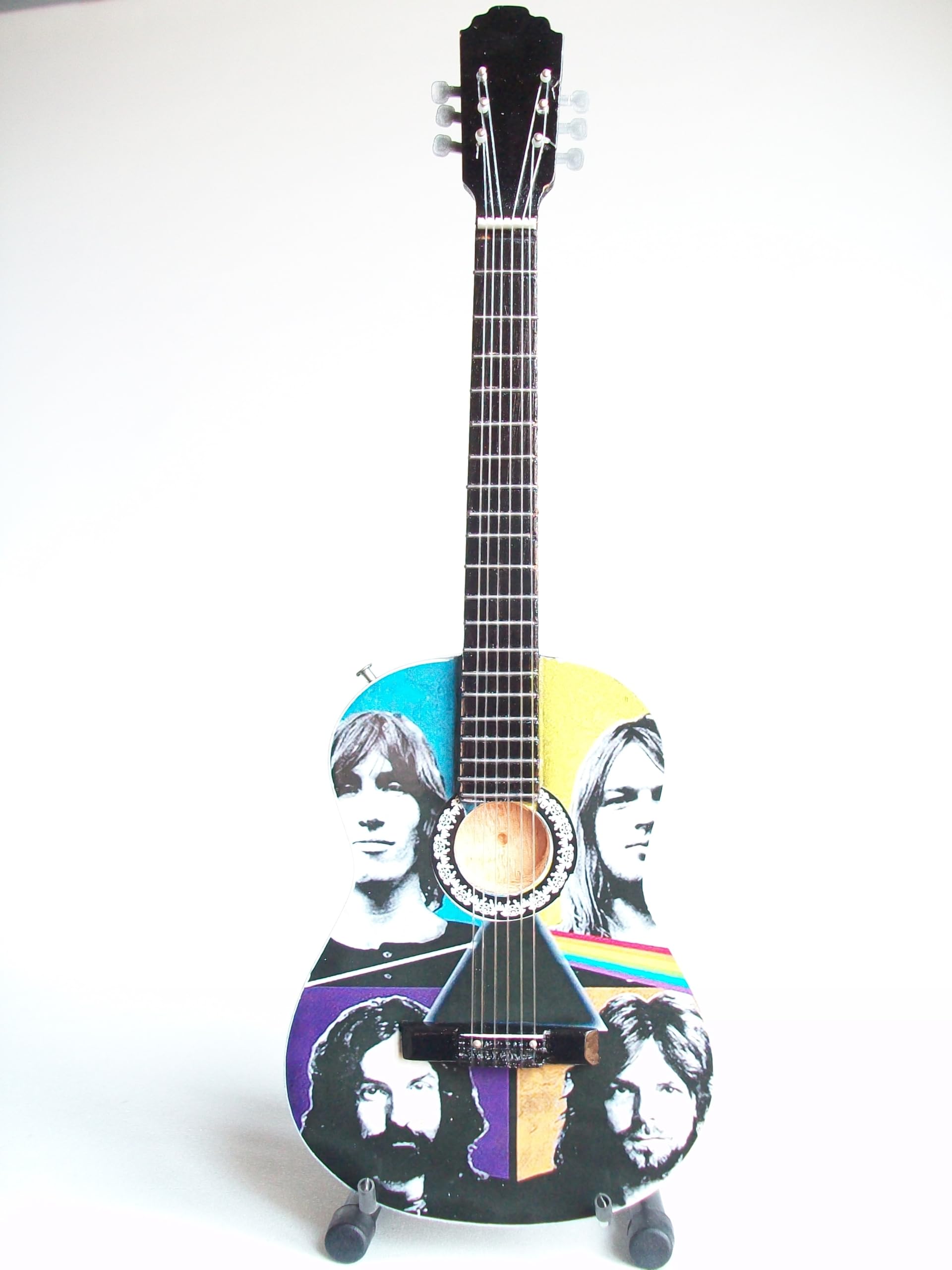 Chitarra acustica in miniatura da collezione Pk Floyd