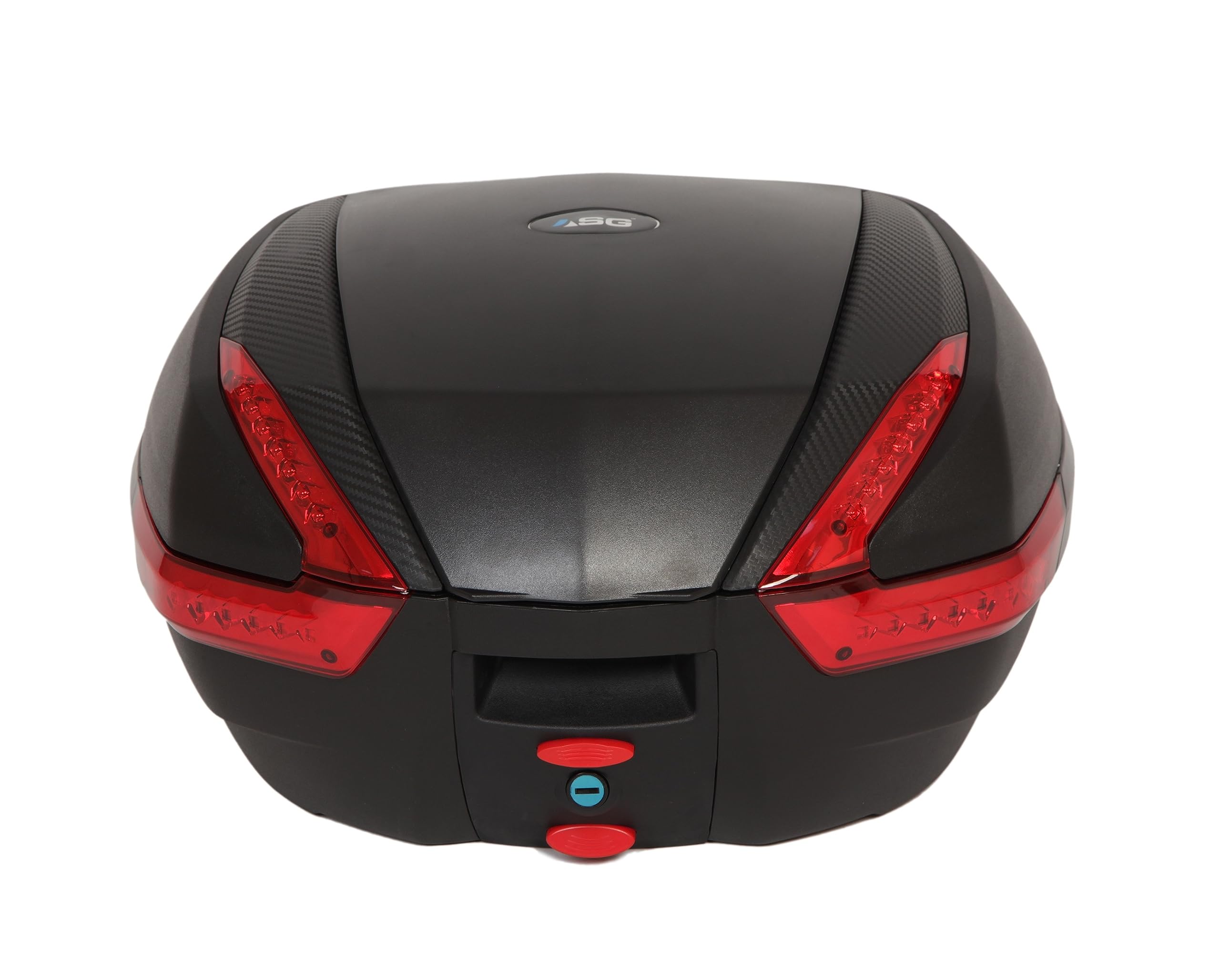 ASG SG-35 Top Box (35 Liters) Motorcycle Backpack Luggage Bags Hard Shell Motorbike Rear Top Box with Mounting Hardware Can Store Helmet-image-48