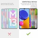 SupCares Tempered Glass for Samsung Galaxy M04, A04, A04S, F04, A04E, A03S and Galaxy A03 (6.5 Inch) With Installation Kit | 9H Edge to Edge Screen Protector | Black gallery image