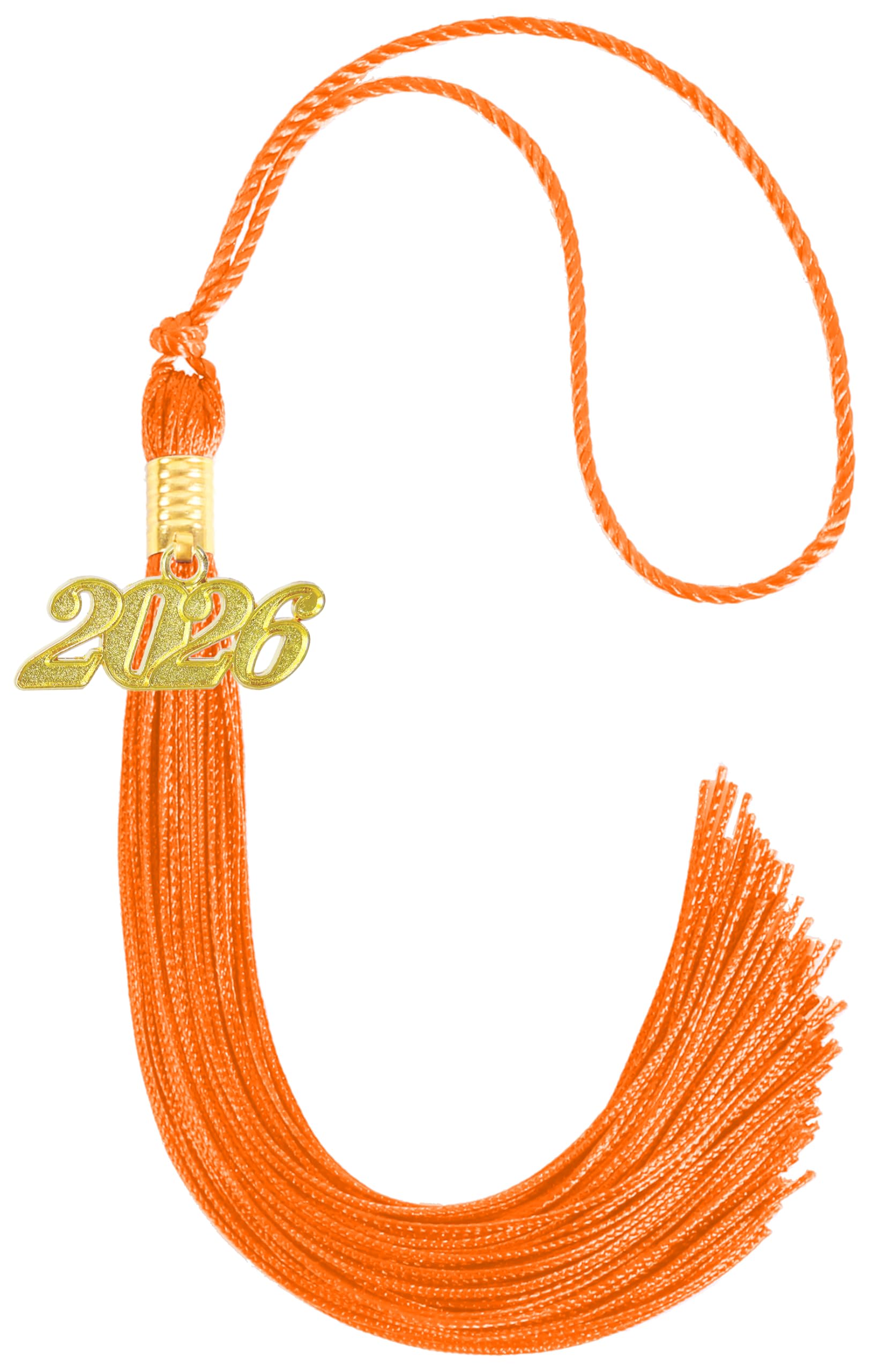 2026 Tassel Graduation,Orange Tassel 2026 for Grad Cap and Graduation Ceremony Accessory Decoration