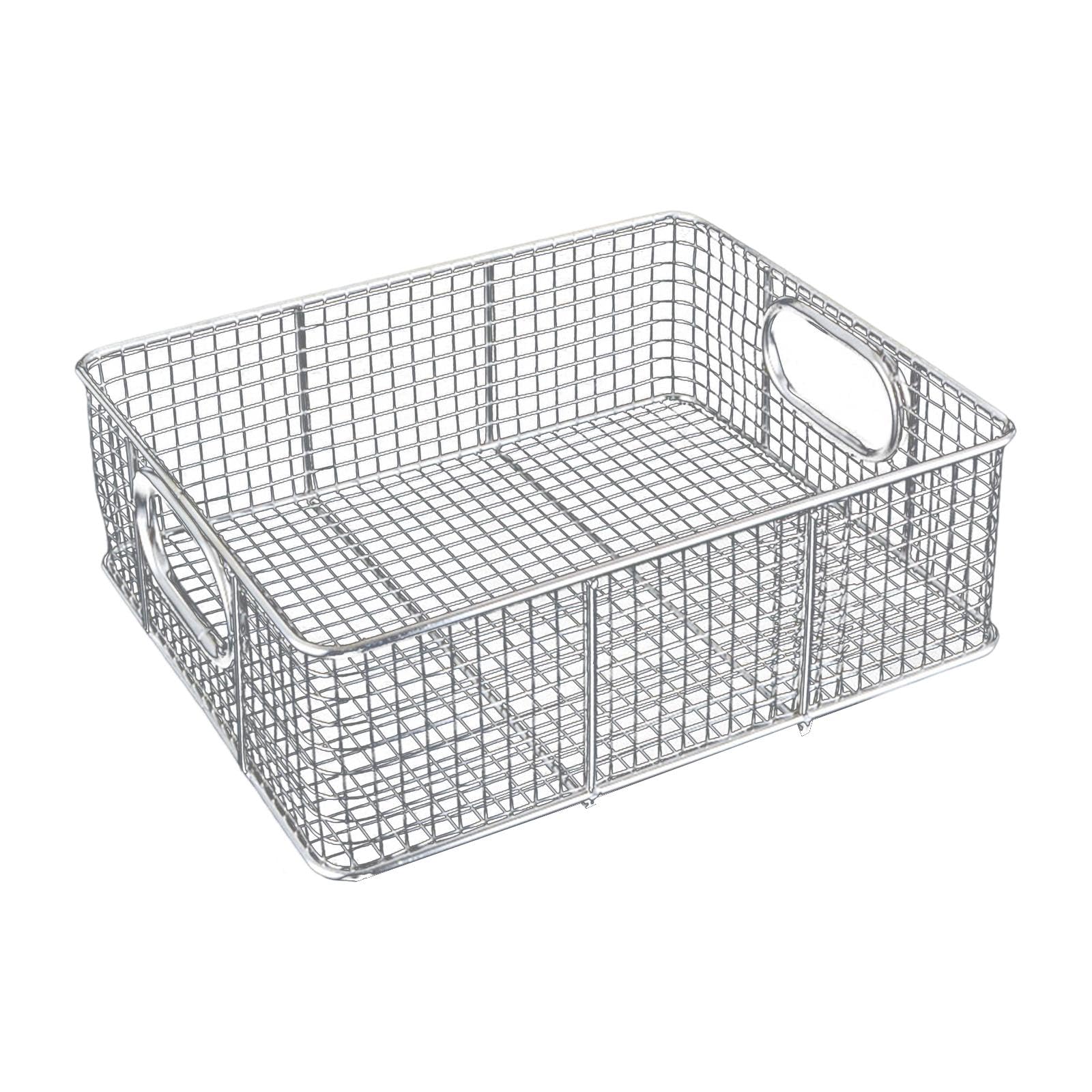 Aufbewahrungskorb für Lebensmittel, Drahtkorb Aus Edelstahl für Buffets, Behälter für Backutensilien, Organizer