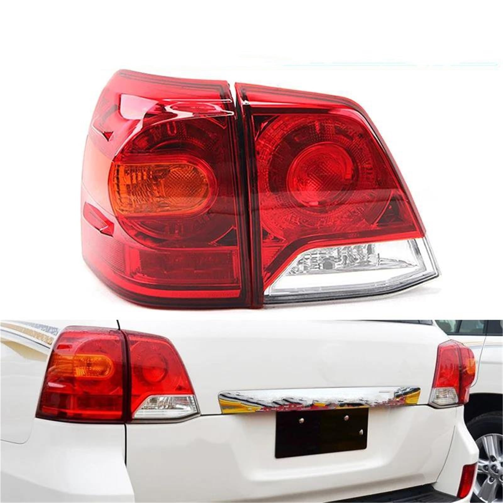 Luz Trasera Conjunto Luces Traseras Freno Posición Y Estacionamiento Para Toyota Para Land Para Cruiser LC200 2012-2015 8155060A80 8156060A60(Right Inside)