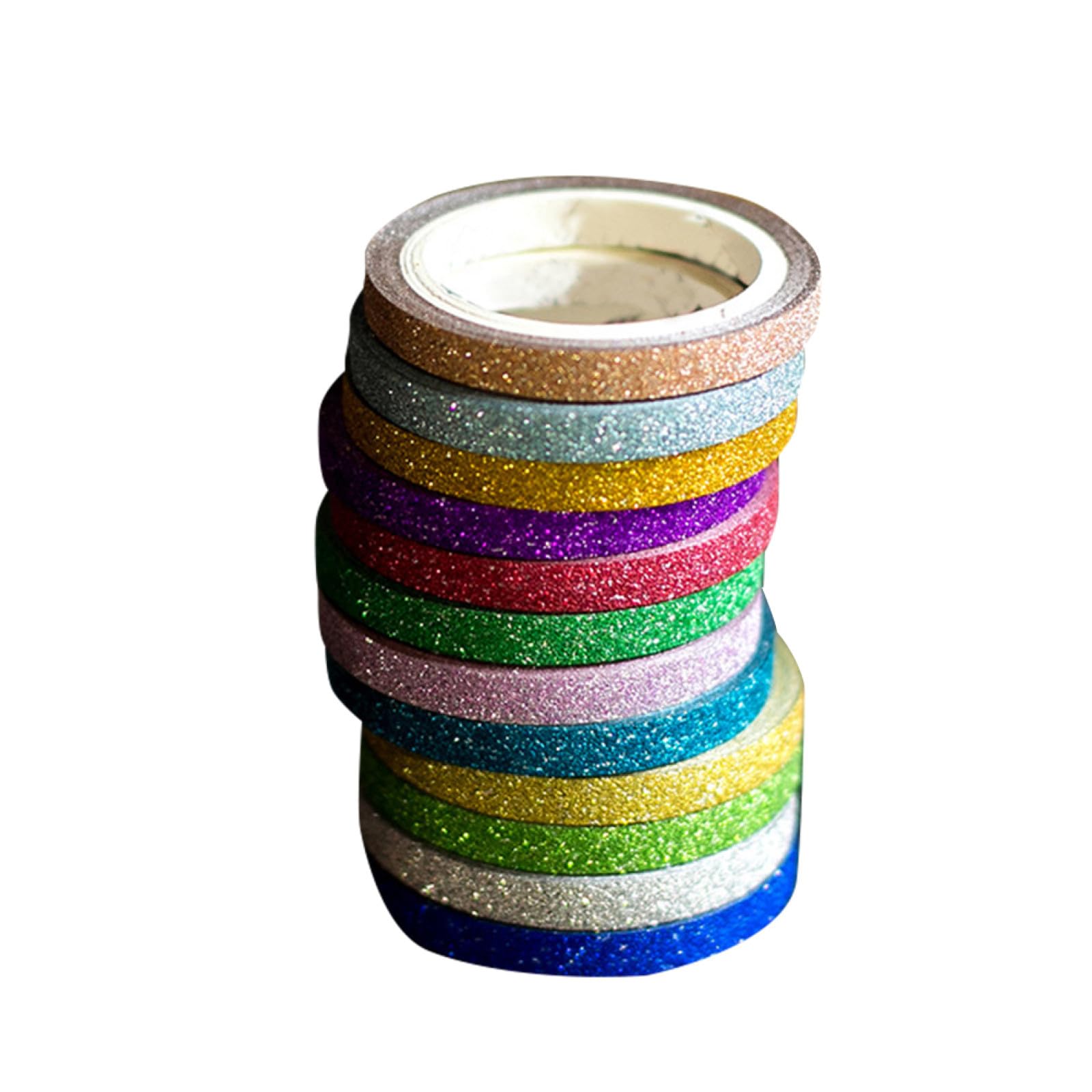 NUOBESTY 36 Cintas Adhesivas para Cinta De Papel Washi Cinta Adhesiva con Purpurina Cinta Adhesiva para Decoración De Artistas Cinta para Álbum De Fotos Cinta Adhesiva