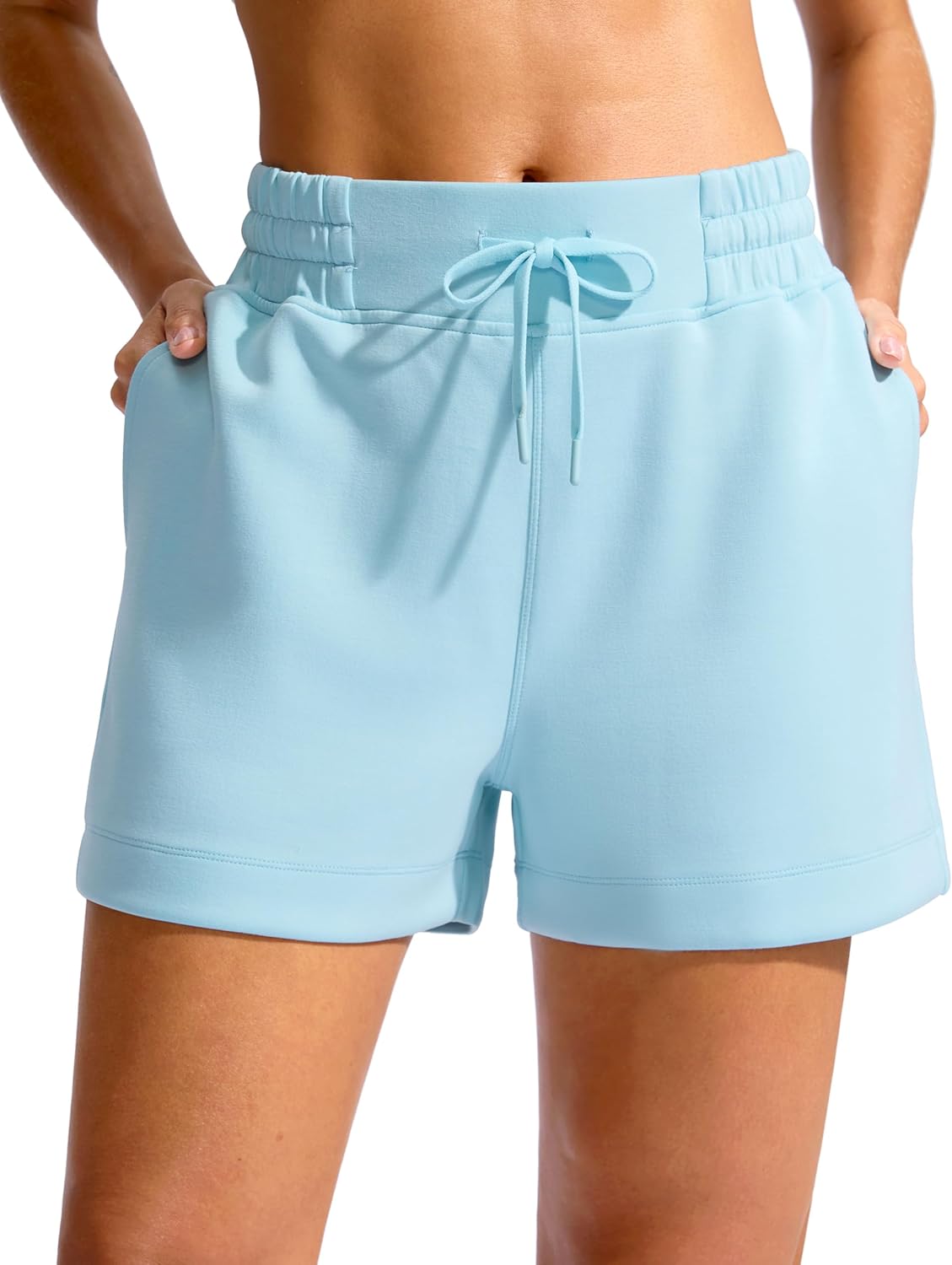 Soothfeel Women’s Athletic Running Shorts with Pockets 3.5″/ 5″ Quick Dry High Waisted Workout Active Gym Shorts for Women