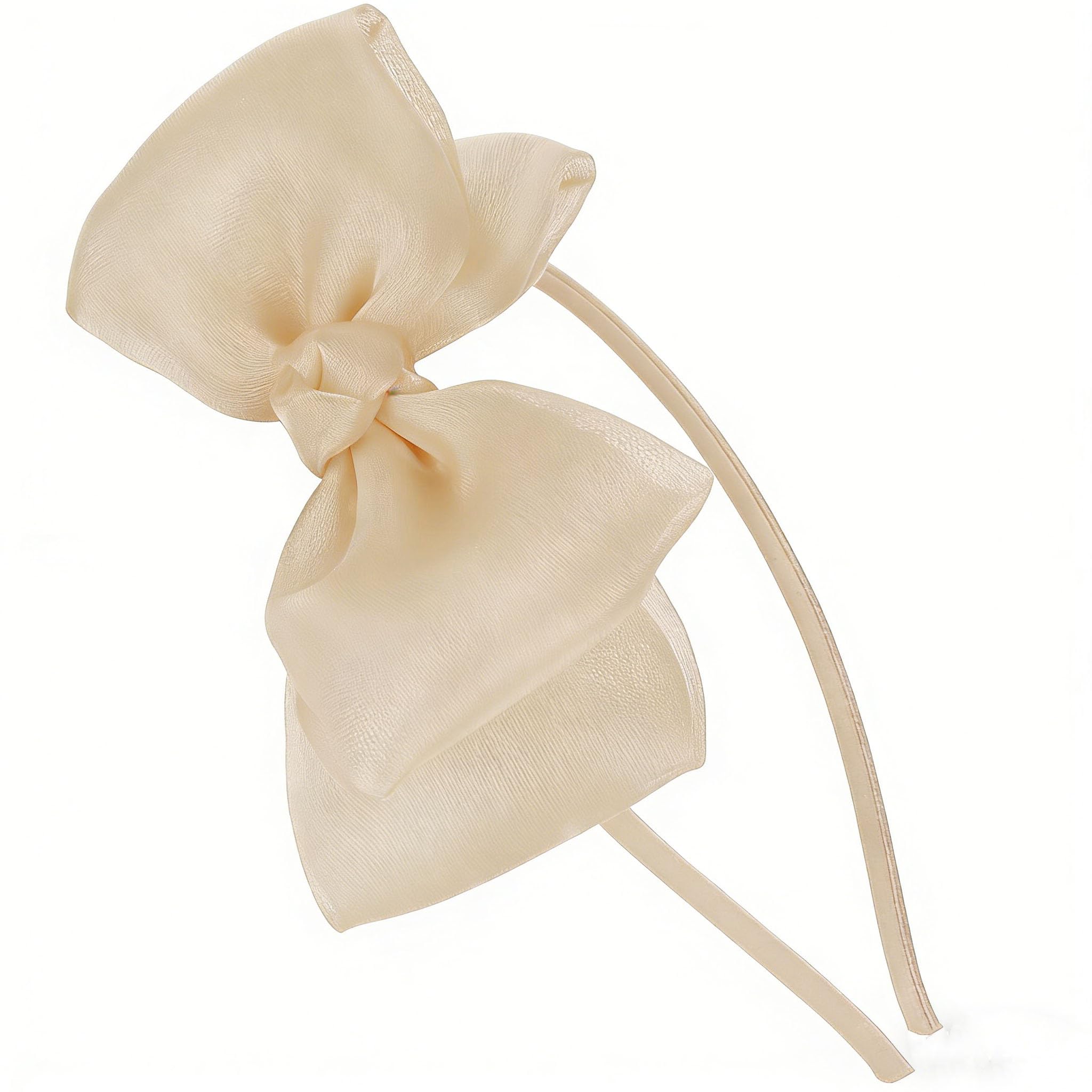 Bow Headband Lace Bowknot Headband Big Bow Ribbon Hair Hoop Cute Girls Kids Halloween Princess Party