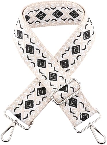 Azarxis Correa de hombro de repuesto ancha ajustable de lona cruzada para bolsa de mensajero, bolsa de computadora portátil