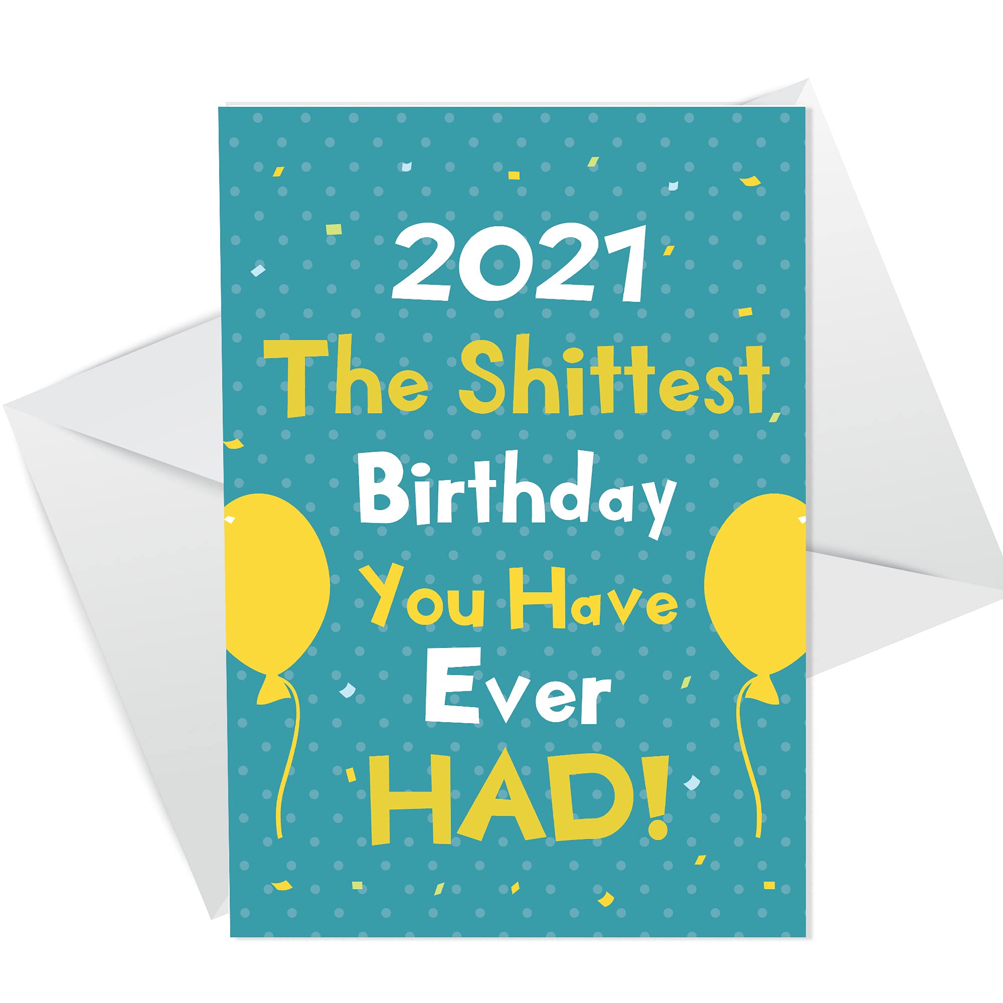 Funny Lockdown 2021 Birthday Card For Him Her Mum Dad Brother Sister