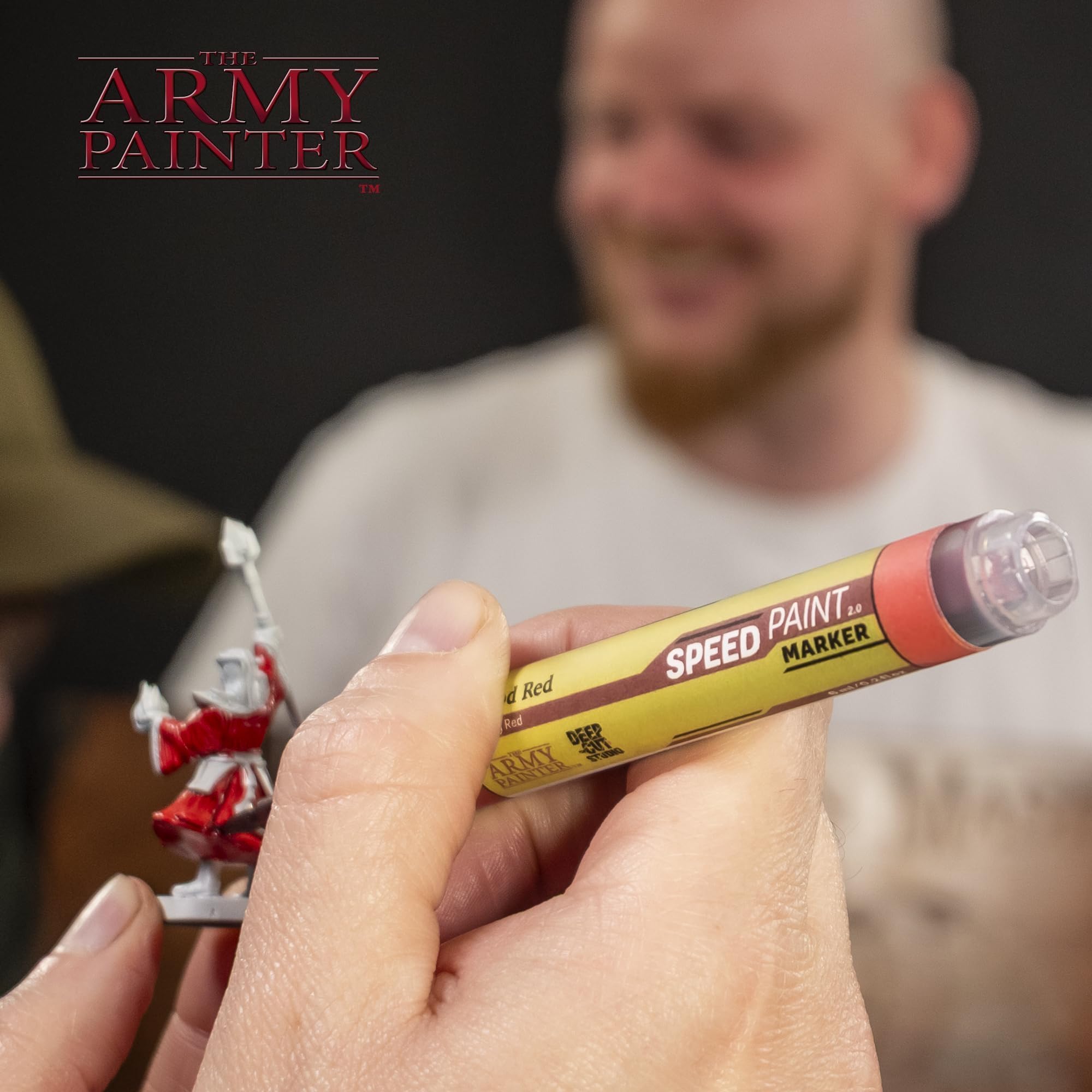 The Army Painter, Speedpaint Marker Starter Set, 10 x 6 ml Speedpaint 2.0 Marker, 9 Contrast-Farbstifte & 1 metallischer Acrylfarbstift, inkl. 10 Ersatzspitzen für DnD & Warhammer