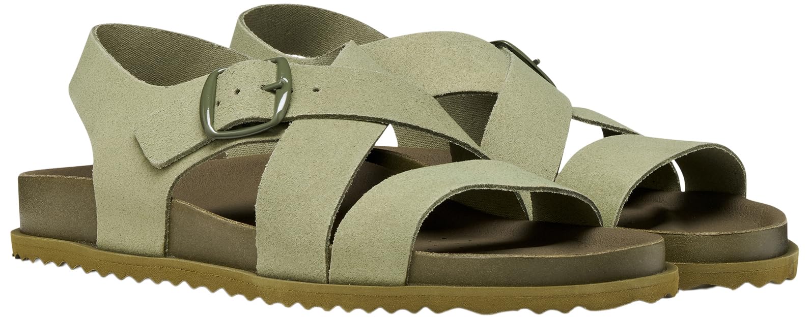 Geox D Sandybett B, Sandalia Plana Mujer