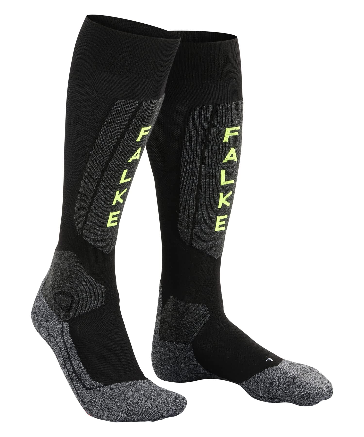 FALKE homme SK5 chaussettes de ski rembourrage ultraléger fines idéales pour la compétition respirantes séchage rapide régulation climatique anti-odeur laine fil fonctionnel 1 paire