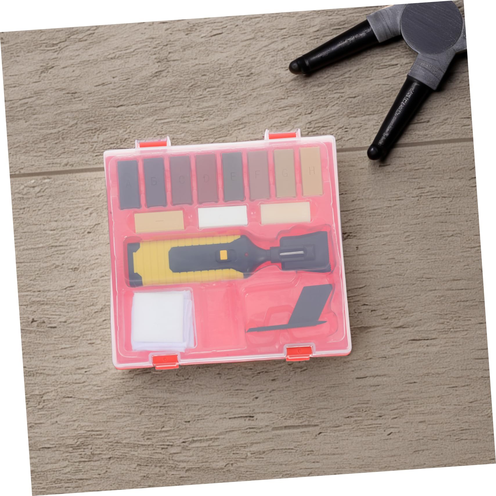 NUOBESTY Kit de Reparación de Cera para Madera y Laminados con Accesorios Abs y Resina, Elimina Rayones y Daños en Pisos y Muebles para Hogar y Oficina