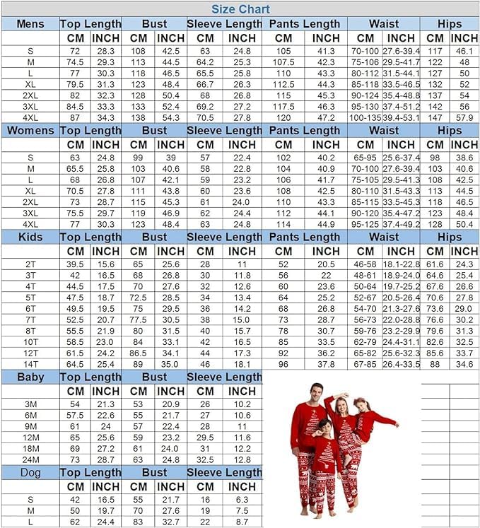 Women Red White 2025 Christmas Tree Santa Fireworks Family Christmas Pjs Matching Sets Xmas Holiday Pajamas for Adult Kids Baby Dog Family Sleepwear Home Loungewear Outfits 3XL - Image 7