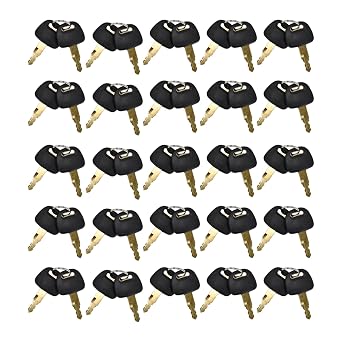 New Ignition Key 50pc Compatible with Hitachi Zax EX60 EX70 EX120 EX200 H800 Excavator