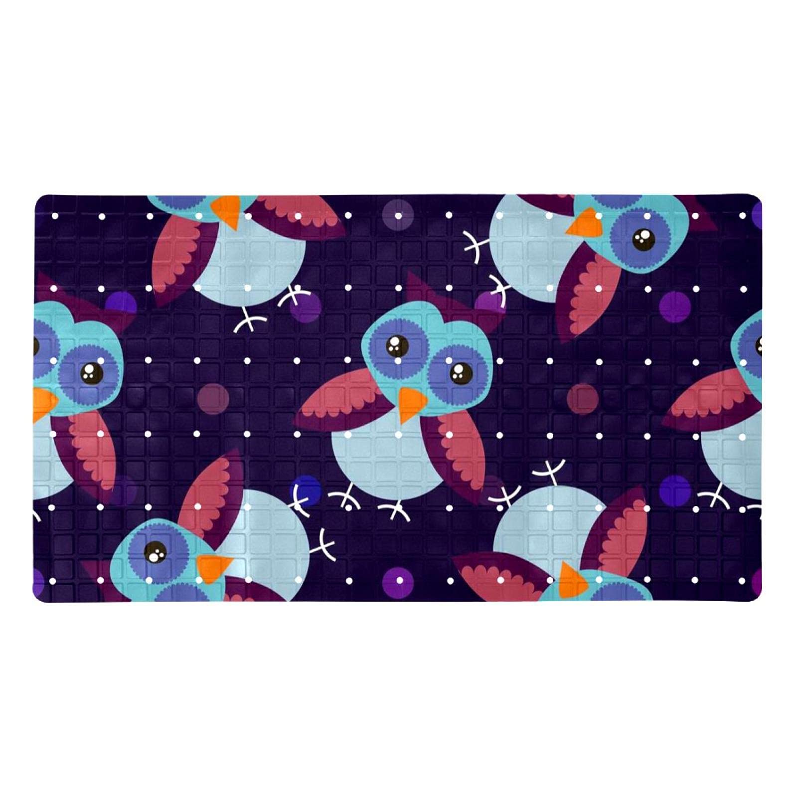 Alfombrilla para bañera Bennigiry 15.7x27.9'' antideslizante con ventosas gris oscuro para baño