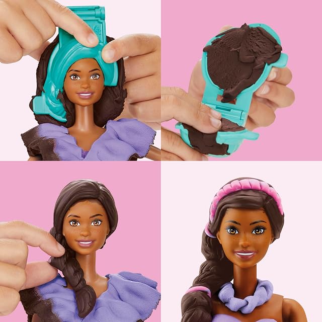 Foto 3 de 8 de Play-Doh Barbie, Set de muñeca Volantes de modista