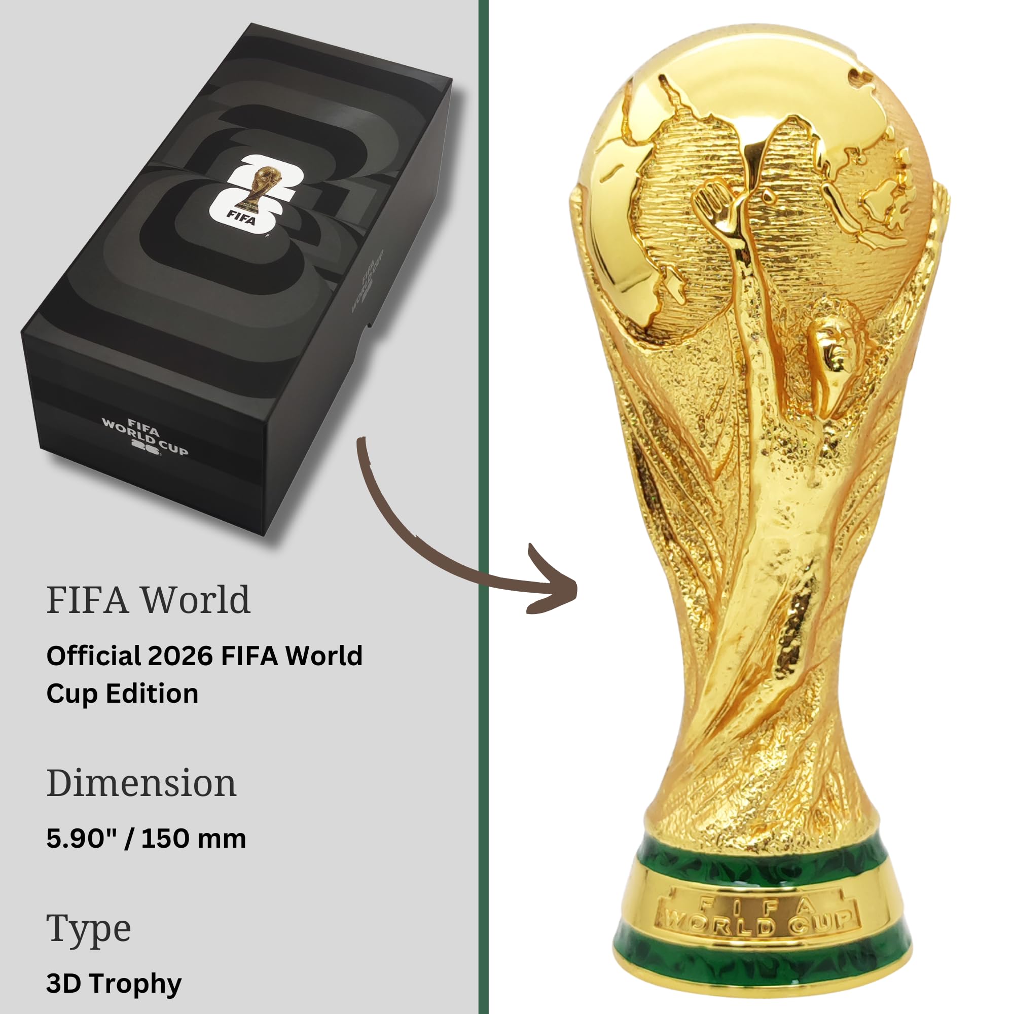 Amazon | 公式2026 FIFAワールドカップエディション 150mm 3D