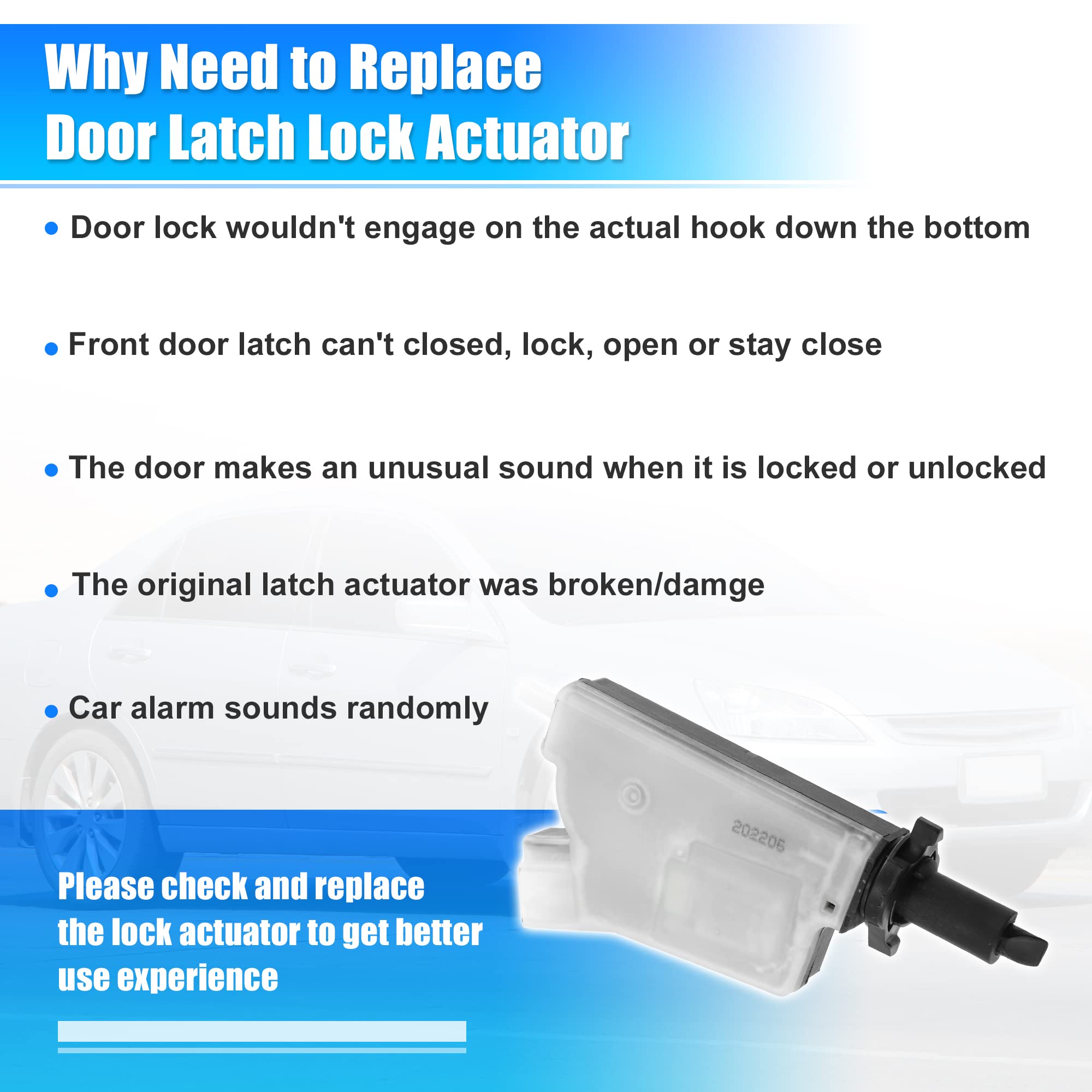 ®️ Amazon.com: X AUTOHAUX Fuel Lid Door Lock Actuator Motor for