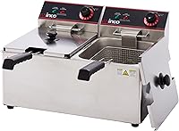 Vista 3 de Winco EFT-32 freidora eléctrica de cubierta, doble