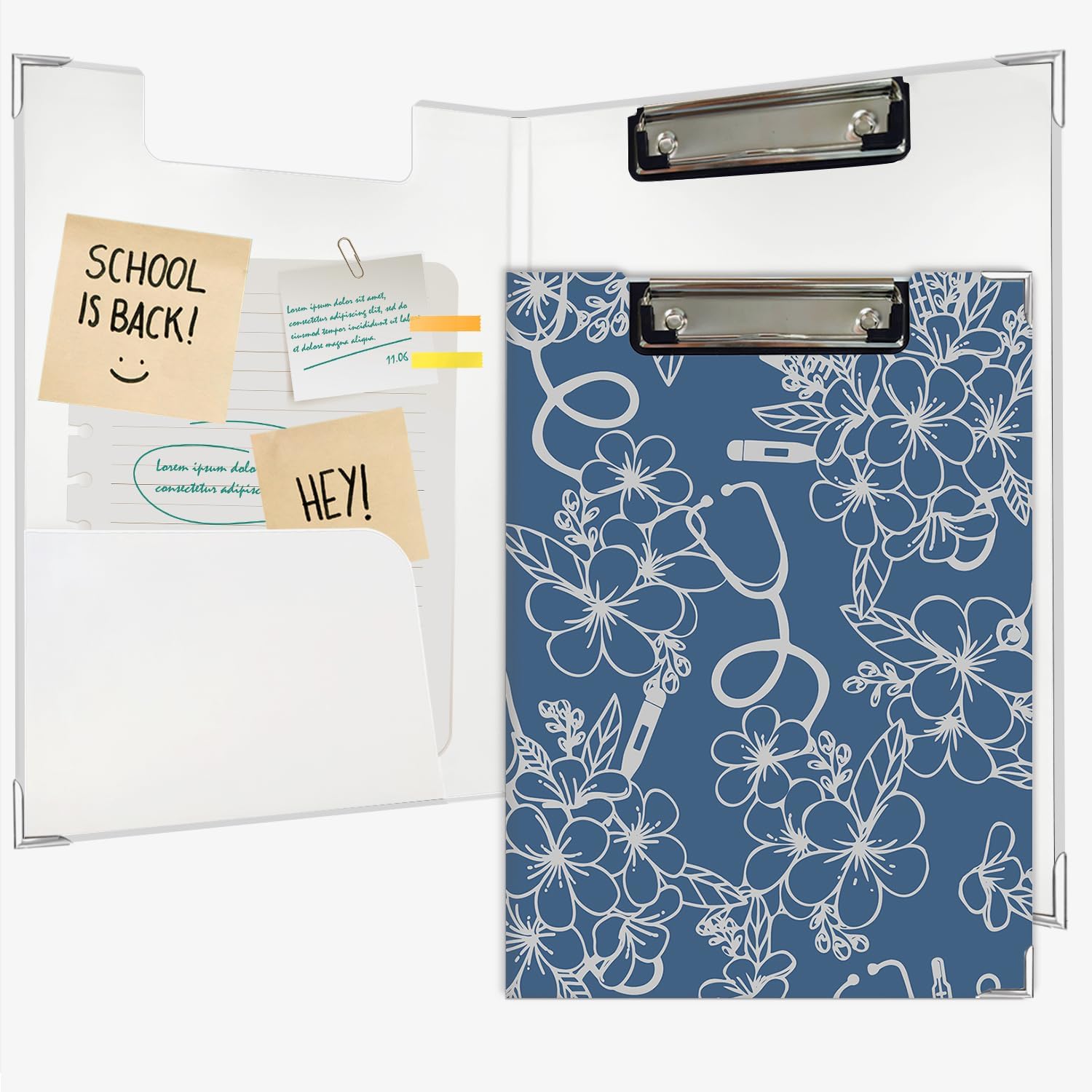 Amazon.com : Lacama Nurse Clipboard with Storage for Office Classroom ...