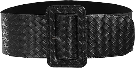 GRACE KARIN Women's Stretchy Belt 1950s 3 Inch Wide Elastic Belts