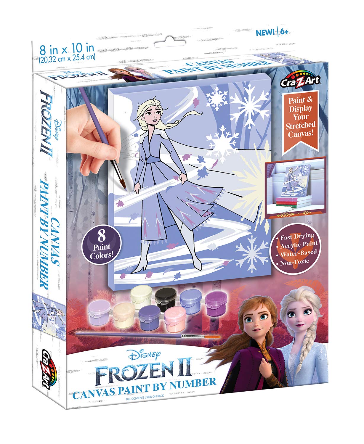 Amazon.com: Disney Frozen II Paint by Canvas 8x10 : Toys & Games