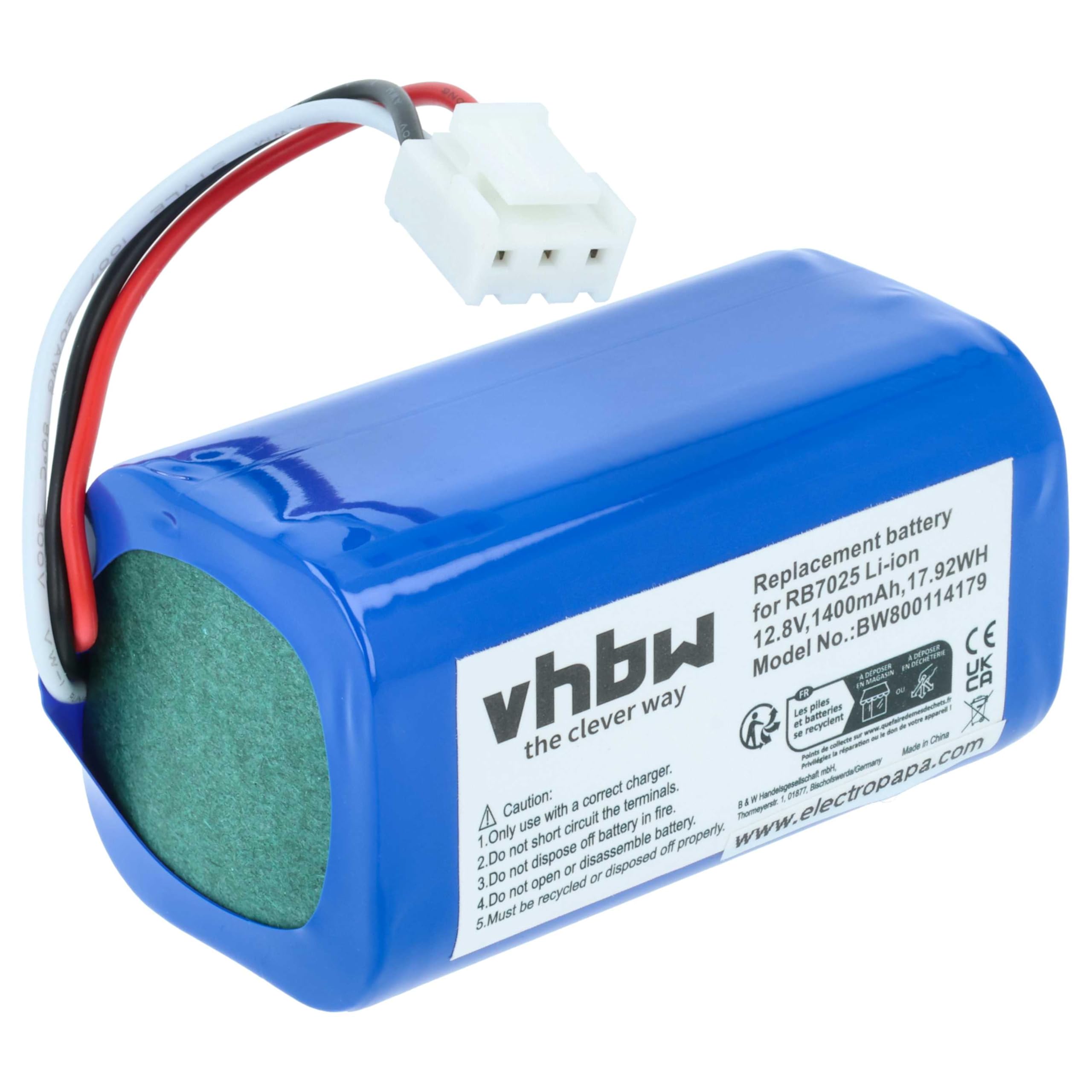 Cameron Sino Batteria Di Ricambio 12.8V 1400mAh Per Aspirapolvere Severin Chill E Philips SmartPro Compact