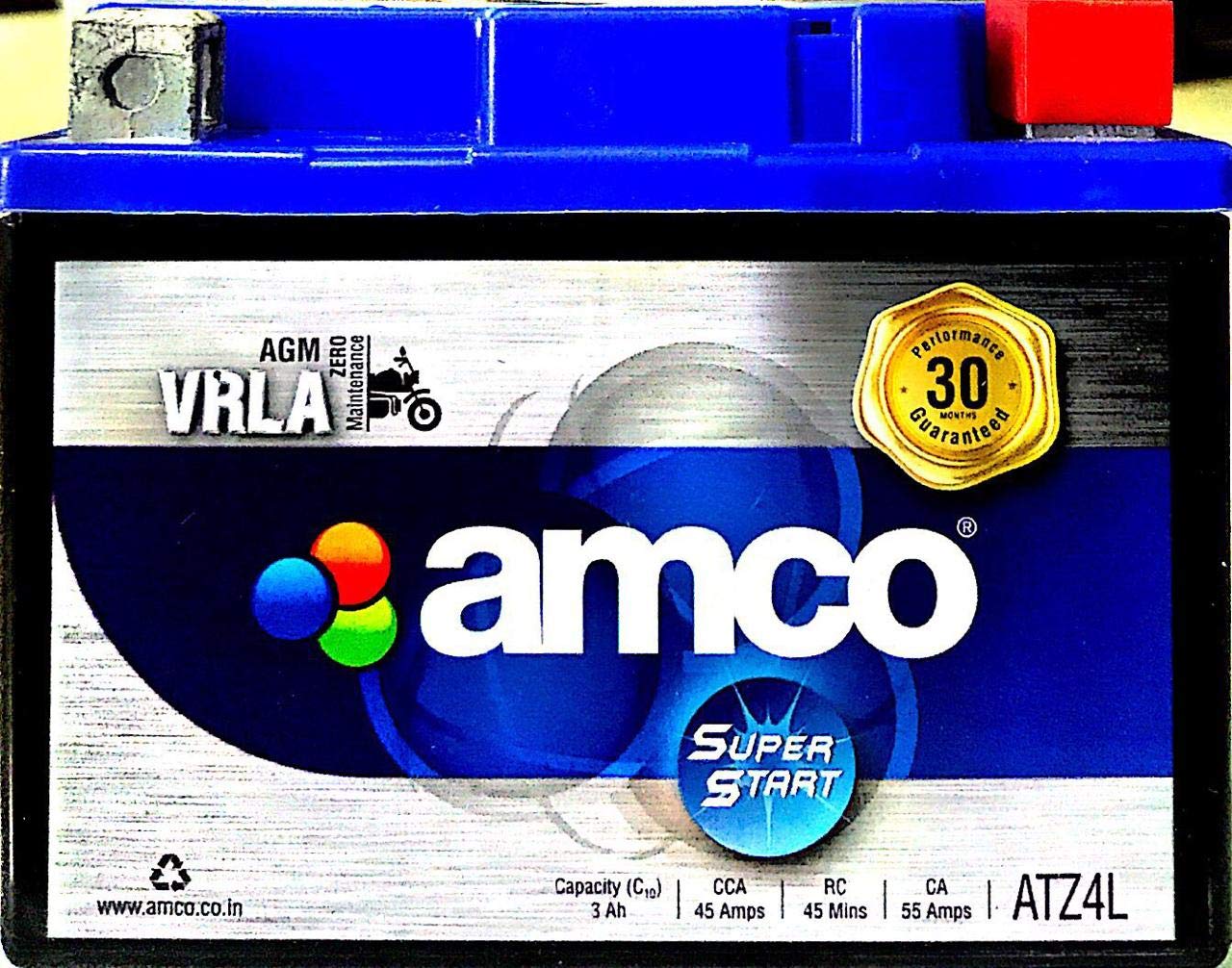Amco Catz 5lb Vrla Catz Vrla 5 A Battery For 2 Wheelers Black Amazon In Car Motorbike