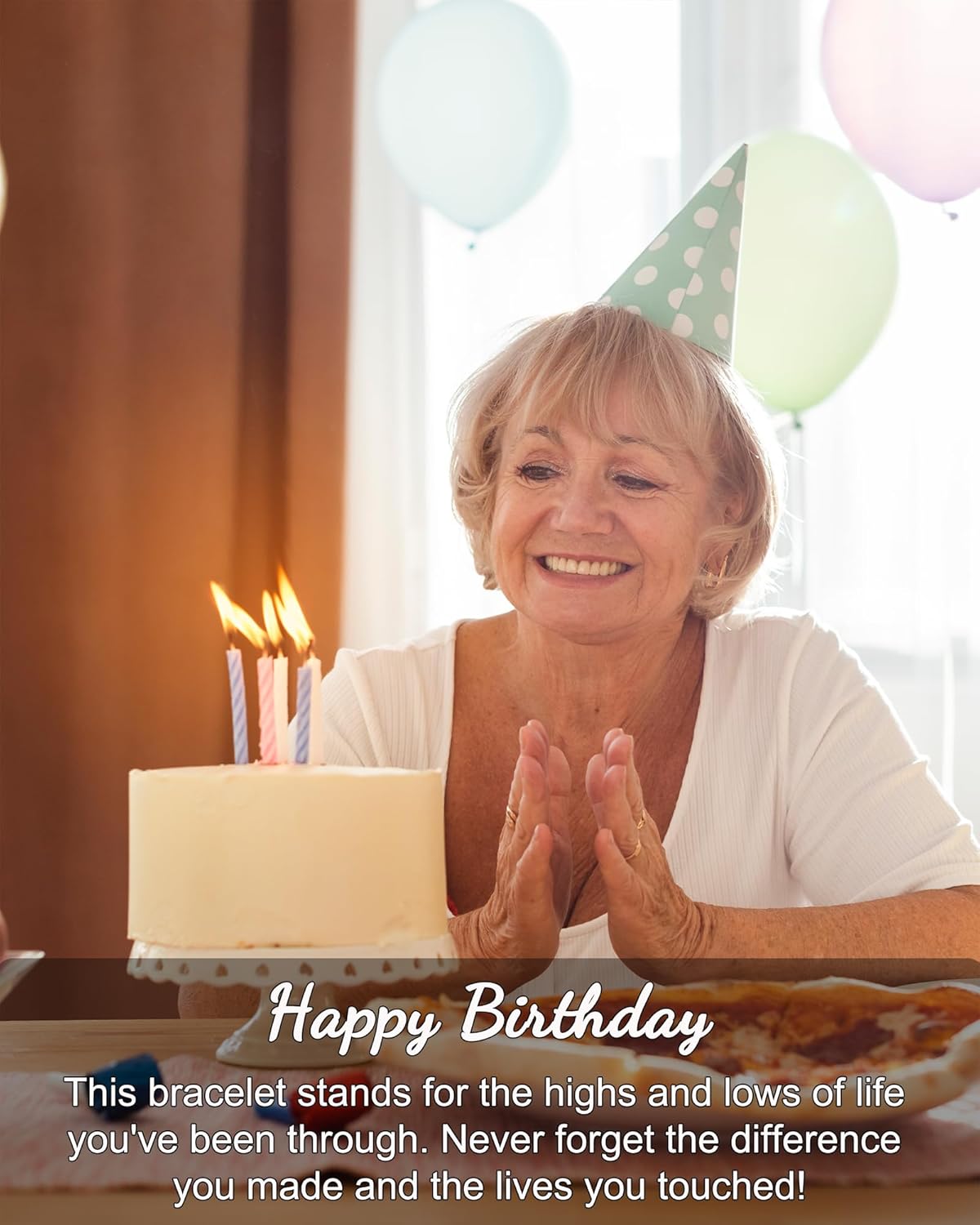 Tarsus Birthday Gifts for Women, Through The Waves of Life, Birthday Bracelet for Women Friend Sister Daughter Mom Grandma... - Image 6