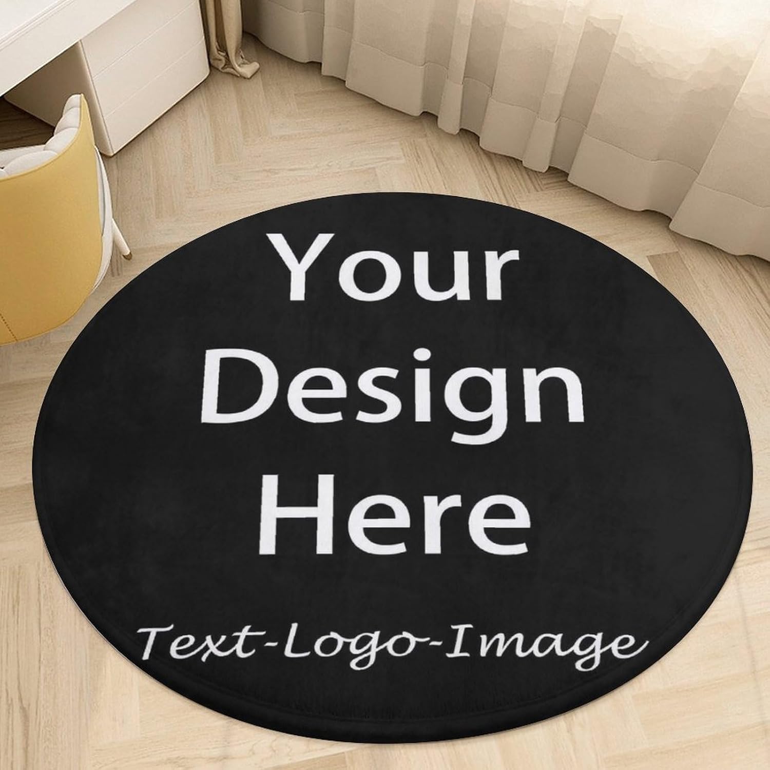 Customize Round Rug Personalize Custom Round Rugs with