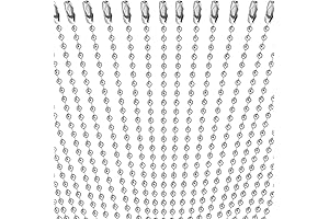 Bulk Ball Bead Metal Chain with Connectors for Keychain Rings