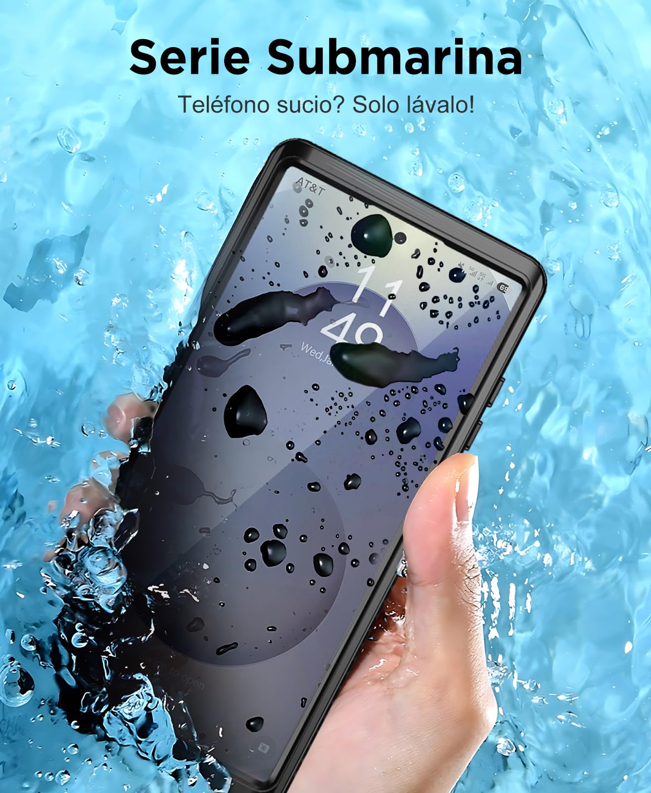 Beeasy Funda para Samsung Galaxy S25 Ultra Impermeable IP68, 360° Militar Antigolpes Resistente Carcasa con Protección, Dura Antichoque Sumergible Estanca Case para Samsung S25 Ultra(6,9")