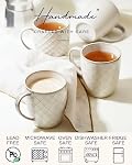 getstar Large Coffee Mugs 18 OZ Set of 4 with Big Handles, Father Day Gifts Ceramic Coffee Mug Microwave and Dishwasher Safe, Coffee Cups Ceramic