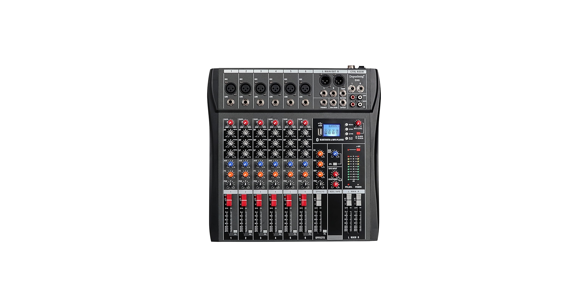 Amazon.com: Depusheng DX6 Professional Mixer Sound Board