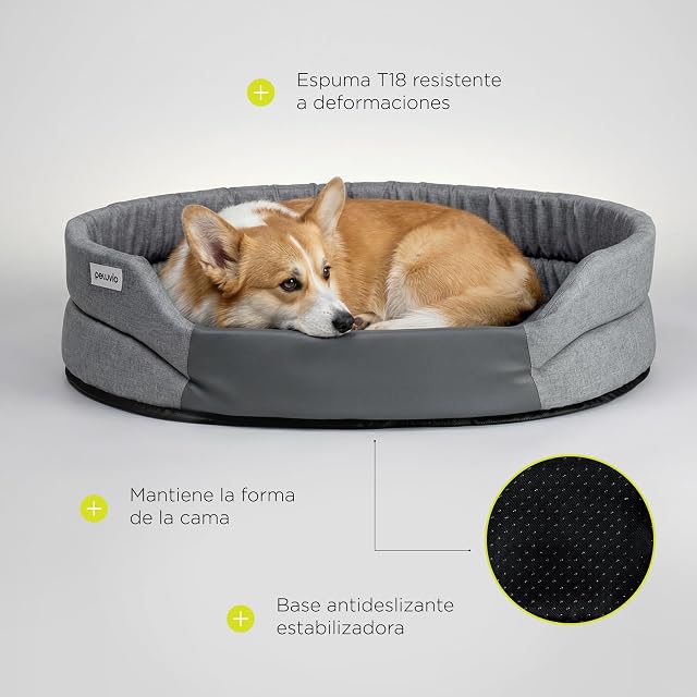 Foto 6 de 8 de Peluvio Arita Cama para Perros Impermeable y Antideslizante, Colchón para Perro sin Bordes Fácil de Limpiar