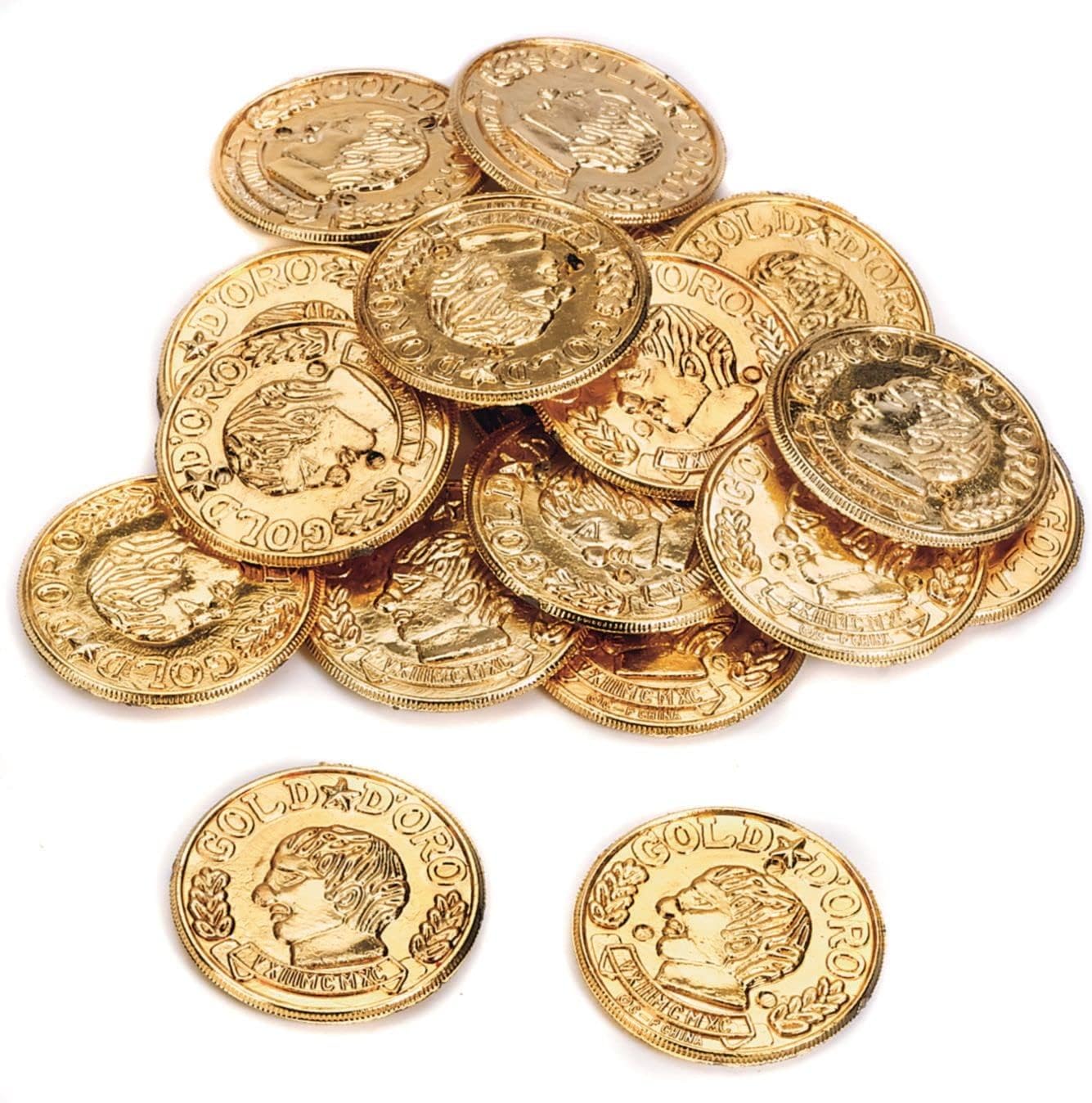 Plastic Gold Coins