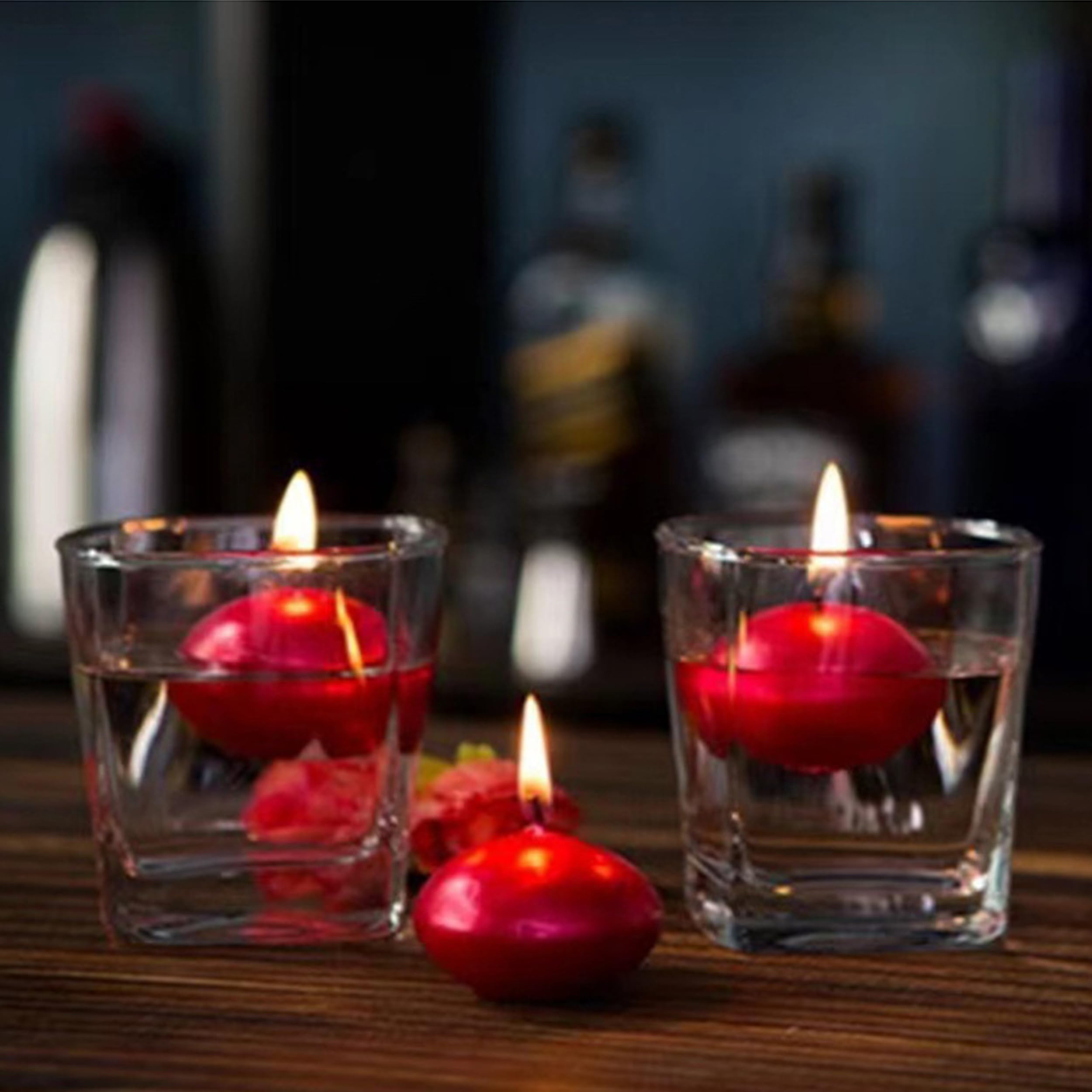 Candele Galleggianti Bianche - 50 Pezzi Non Profumate Per Eventi E Matrimoni - Foto 5