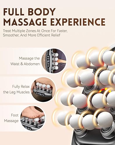 Miniatura 5 de Massager, 2026 New 16 Head Massage Gun Deep Tissue with 3 Modes 30 Intensity Levels, Quiet Cordless Multi Head Massage Gun with Long-Lasting